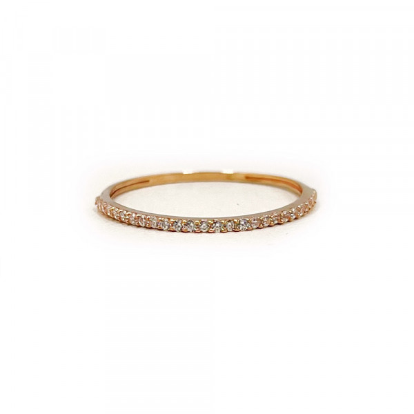 Кольцо из золота с цирконом