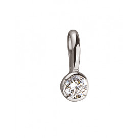 Золотий кулон з цирконом 01-19316148
