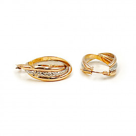 Золотые серьги 01-200757348