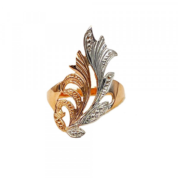 Каблучка з золота червоного кольору