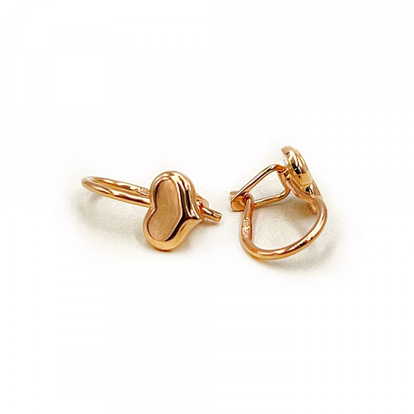 Сережки з червоного золота