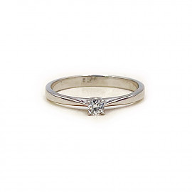 Золотое кольцо с цирконом 01-200905048