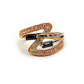 Золота каблучка з цирконом 01-200853549