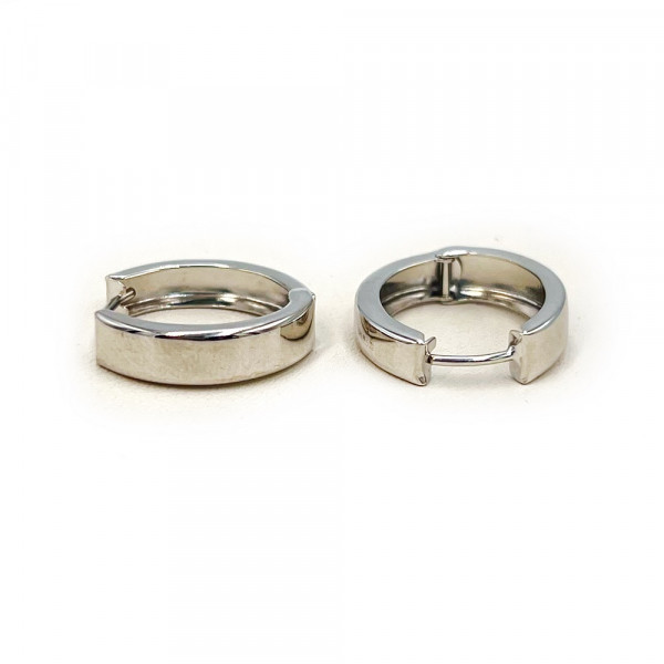 Серьги из золота белого цвета