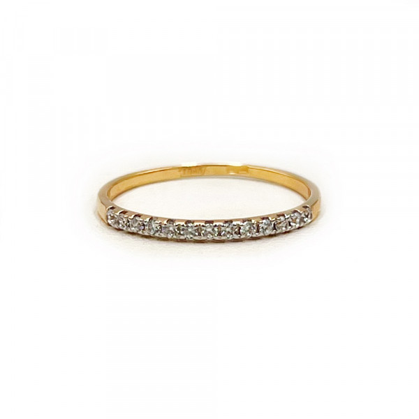 Кольцо из золота с цирконом