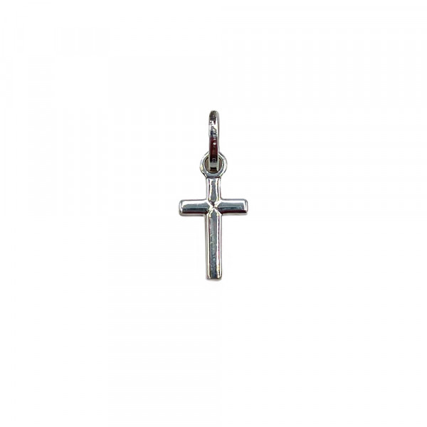 Золотий хрестик у білому кольорі