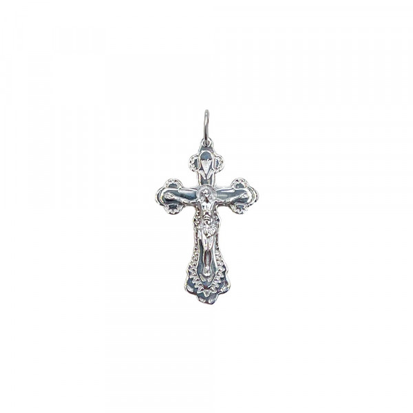 Золотий хрестик у білому кольорі