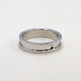 Обручальное кольцо из золота белого цвета 01-19280951