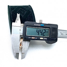 Каблучка з червоного з білим золота з білими діамантами