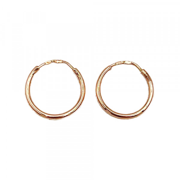 Сережки з золота у червоному кольорі