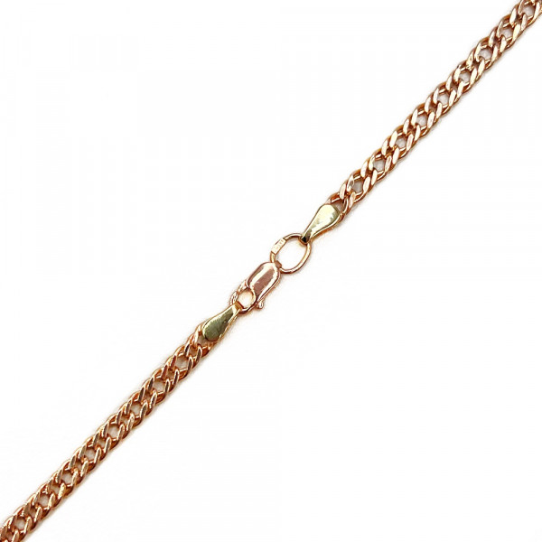 Золотий ланцюг червоного кольору