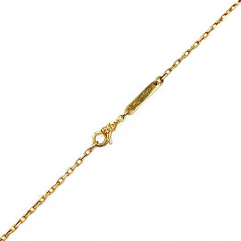 Кольє з золота з цирконом