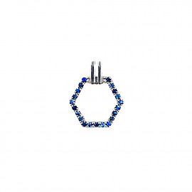 Кулон из белого золота с цирконом 01-200022653