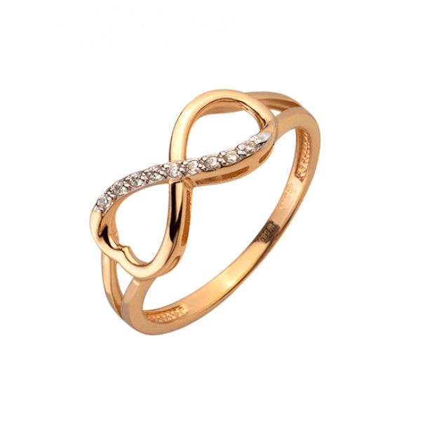 Золотое кольцо с цирконом