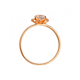 Золотое кольцо с цирконом