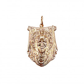 Золотая ладанка в красном цвете 01-200827755