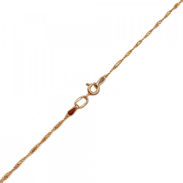 Ланцюг з золота у червоному кольорі