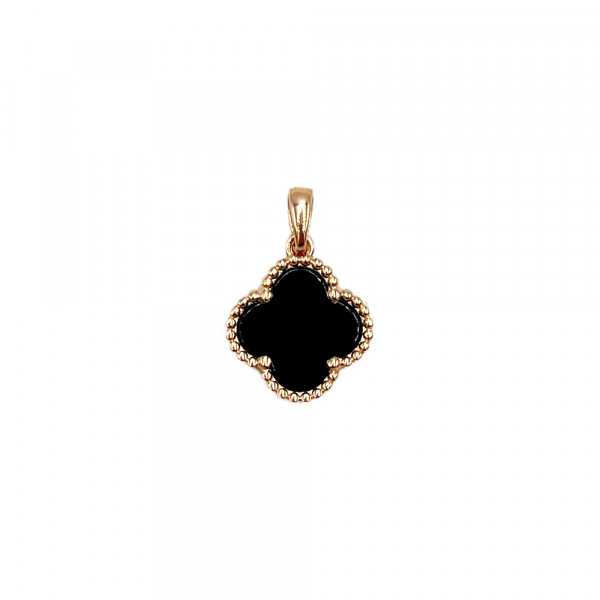 Золотой кулон с цирконом