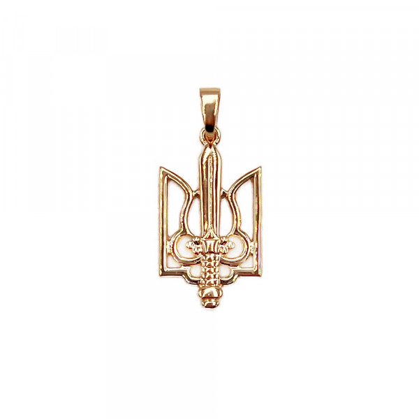 Кулон з золота «Тризуб»