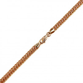 Золотая цепочка в красном цвете 01-200889257