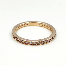 Золотое кольцо с цирконом