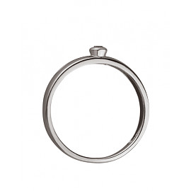 Кольцо из золота с белым бриллиантом