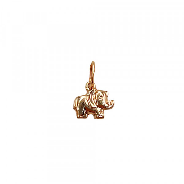 Золотий кулон «Слоненя»
