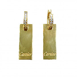 Серьги из золота с цирконом 01-200599858