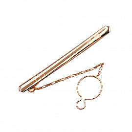 Зажим для галстука из золота в красном цвете 01-200814158