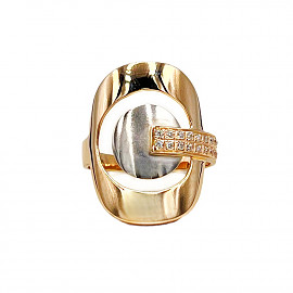 Кольцо из золота с цирконом 01-200863058