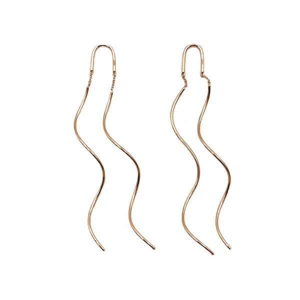 Сережки з червоного золота