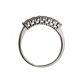 Каблучка з золота з цирконом