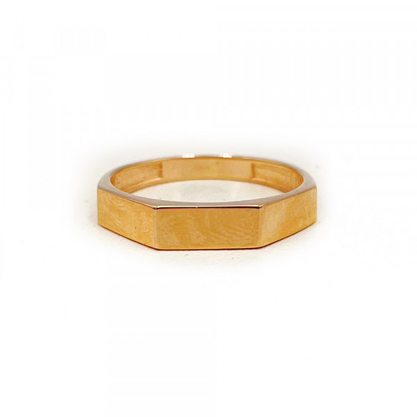 Золота каблучка червоного кольору