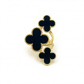 Каблучка з золота у жовтому кольорі з цирконом 01-200872461