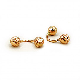 Серьги из золота в красном цвете 01-200844363