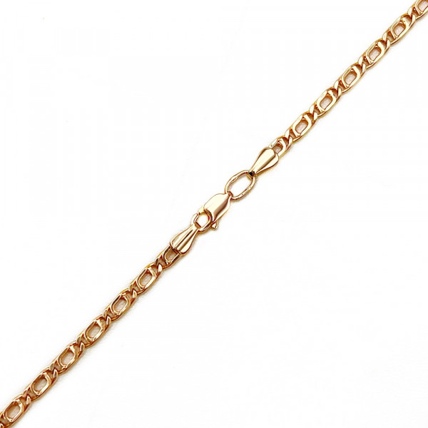 Золотая цепочка в красном цвете