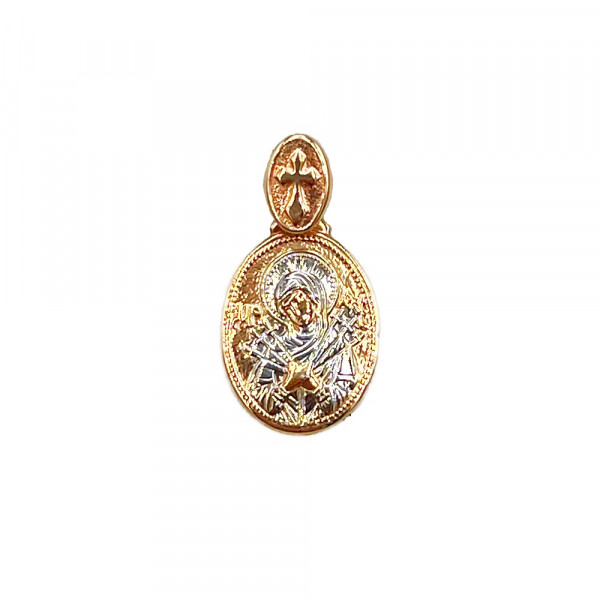 Ладанка з червоного з білим золота