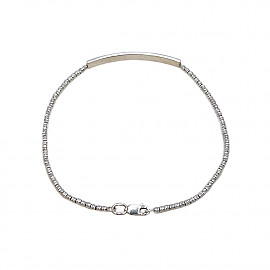 Золотий браслет білого кольору