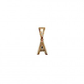 Золотий кулон «Літера А» 01-200817667