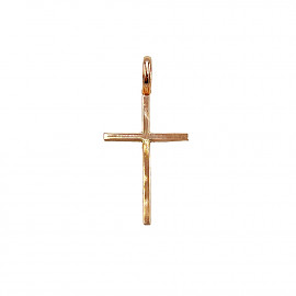 Хрестик з червоного золота 01-200889267