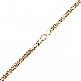 Золотая цепочка в красном цвете 01-200926868