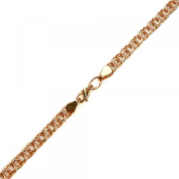 Золотий ланцюг червоного кольору