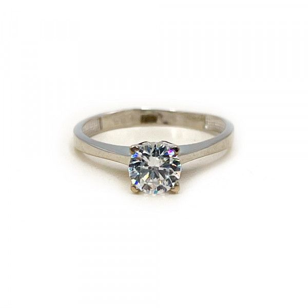 Золотое кольцо с цирконом