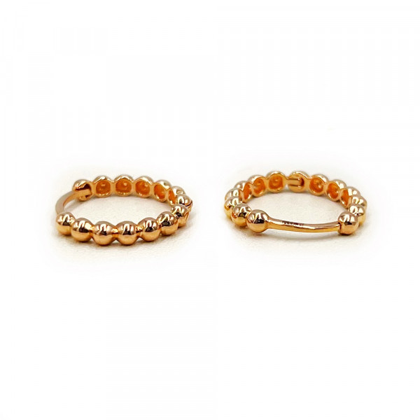 Сережки з золота червоного кольору