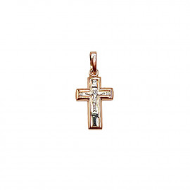 Крестик из красного золота 01-200997669
