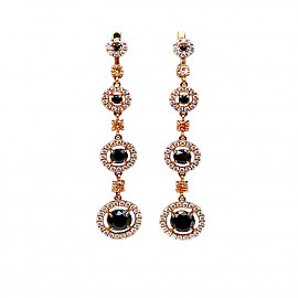 Сережки з золота з цирконом 01-200379470