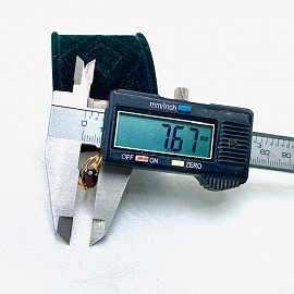 Кольцо из красного золота с коричневым гранатом и желтым бриллиантом