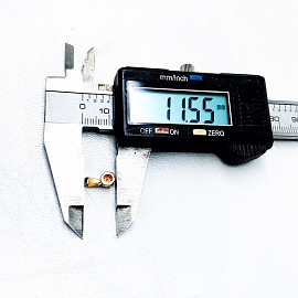 Кулон з червоного золота з білими діамантами