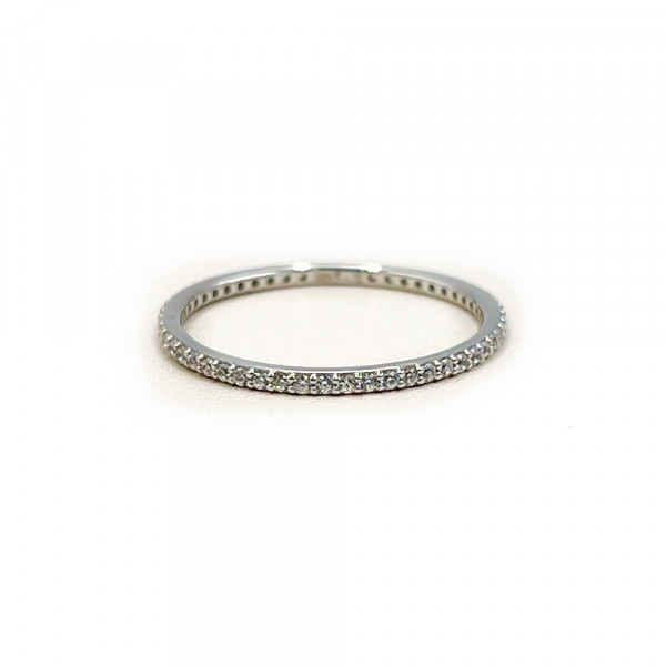 Каблучка з золота з цирконом