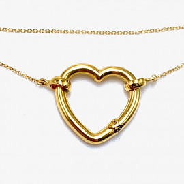 Ланцюг з жовтого золота «Серце»